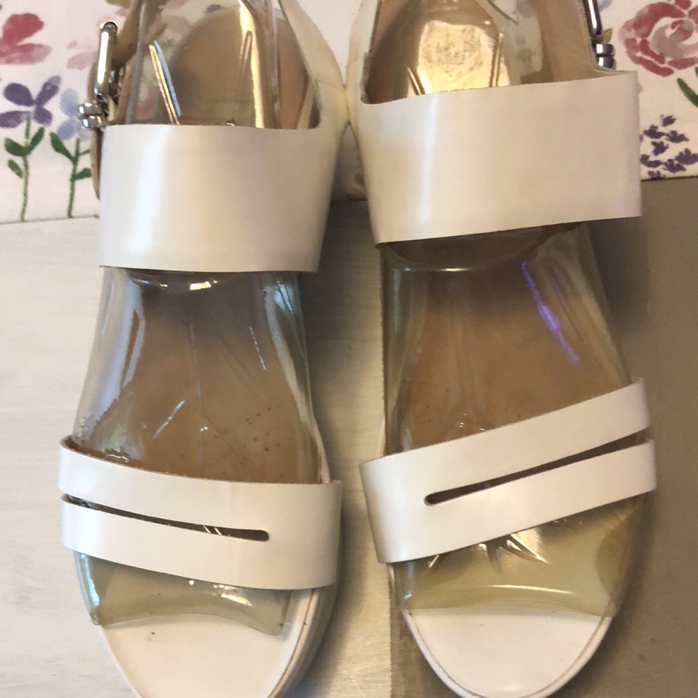 Clarks platform sandals